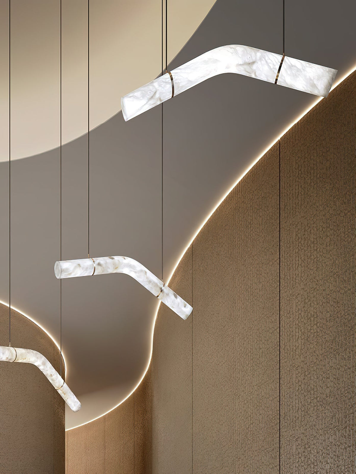 Suspension Alabâtre Minimaliste Premium Élégance Errina