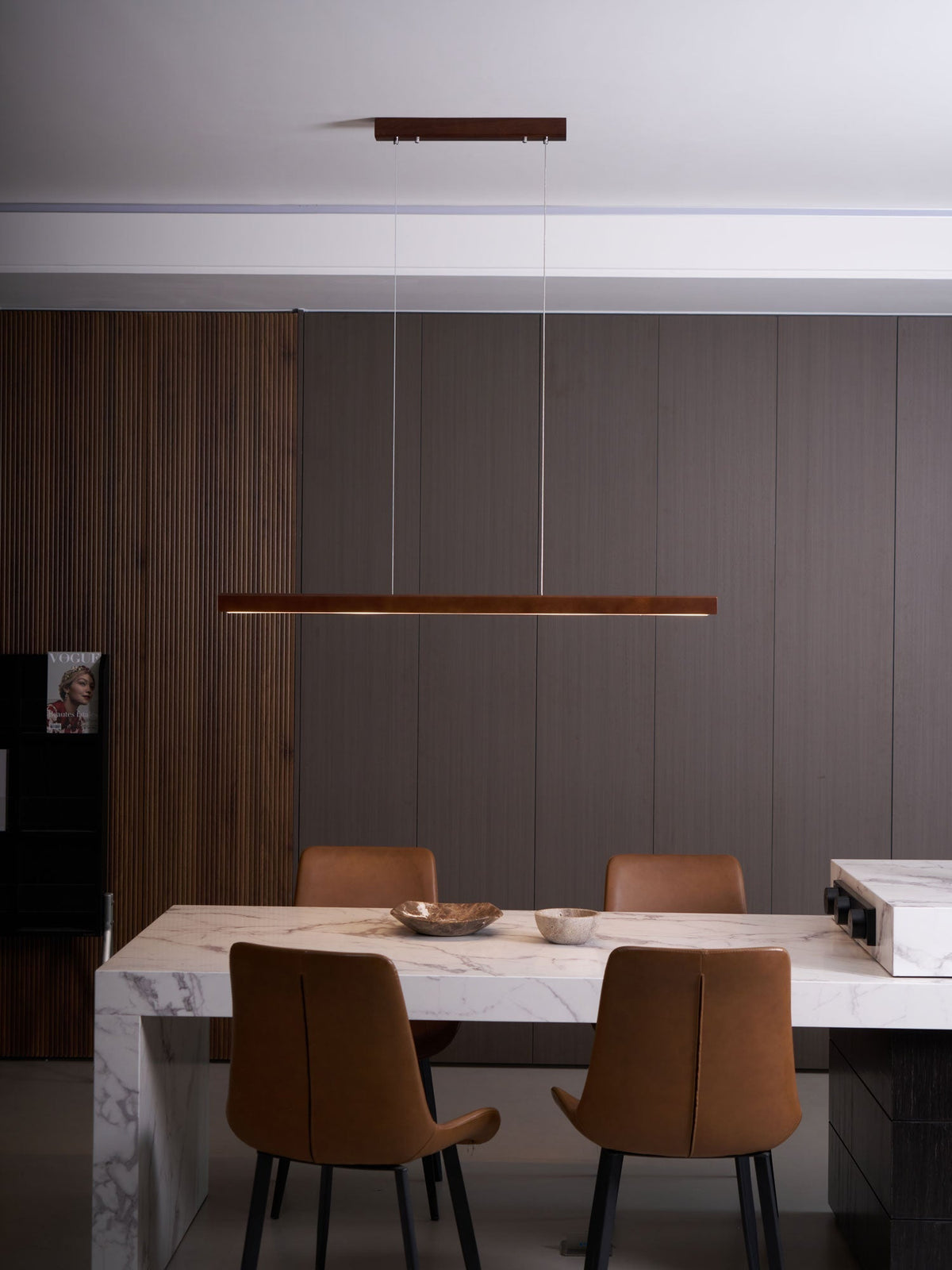 Develo Suspension linéaire minimaliste en bois-Cielum