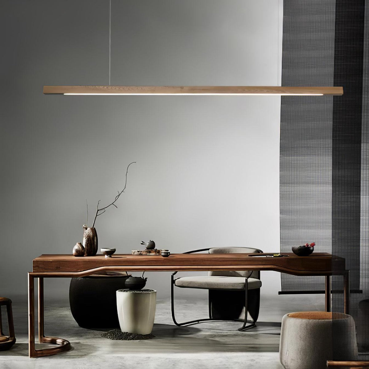 Virevon Suspension Linéaire Design en Bois-Cielum