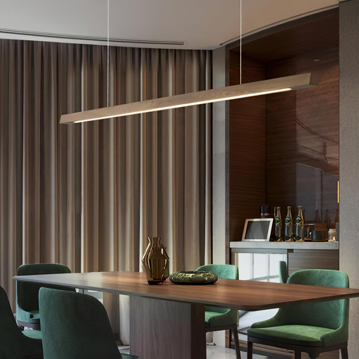 Virevon Suspension Linéaire Design en Bois-Cielum