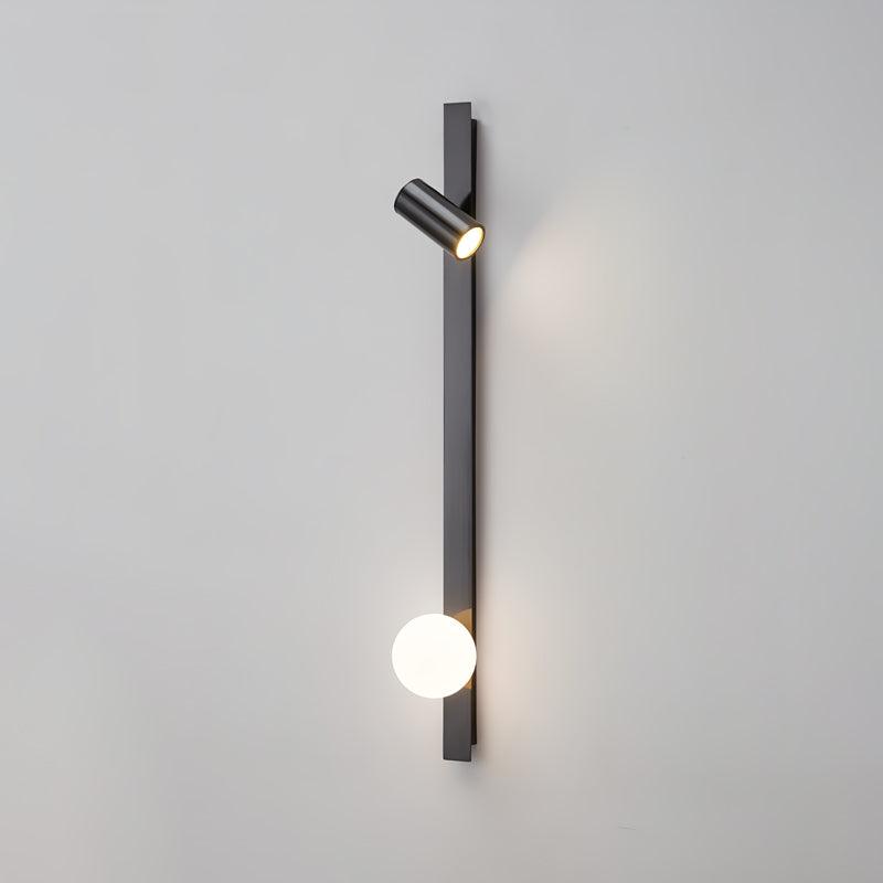 Aloz Applique Murale Minimaliste en Laiton Et Verre