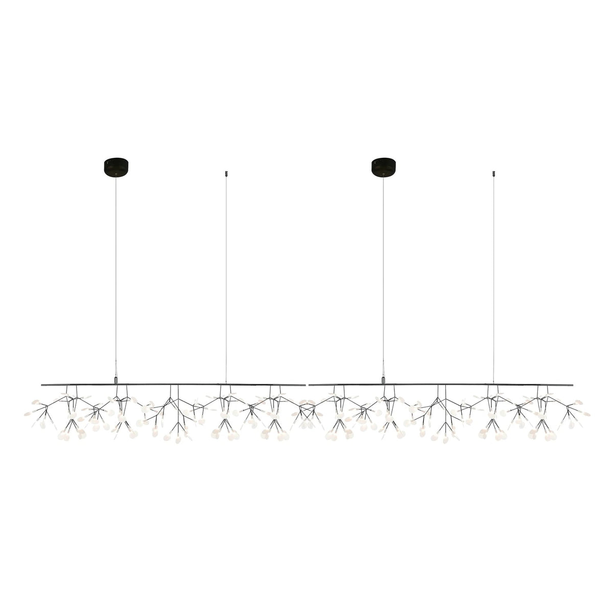 Kevenq Lustre LED À Branches Longues Et Linéaires Artistiques-Cielum