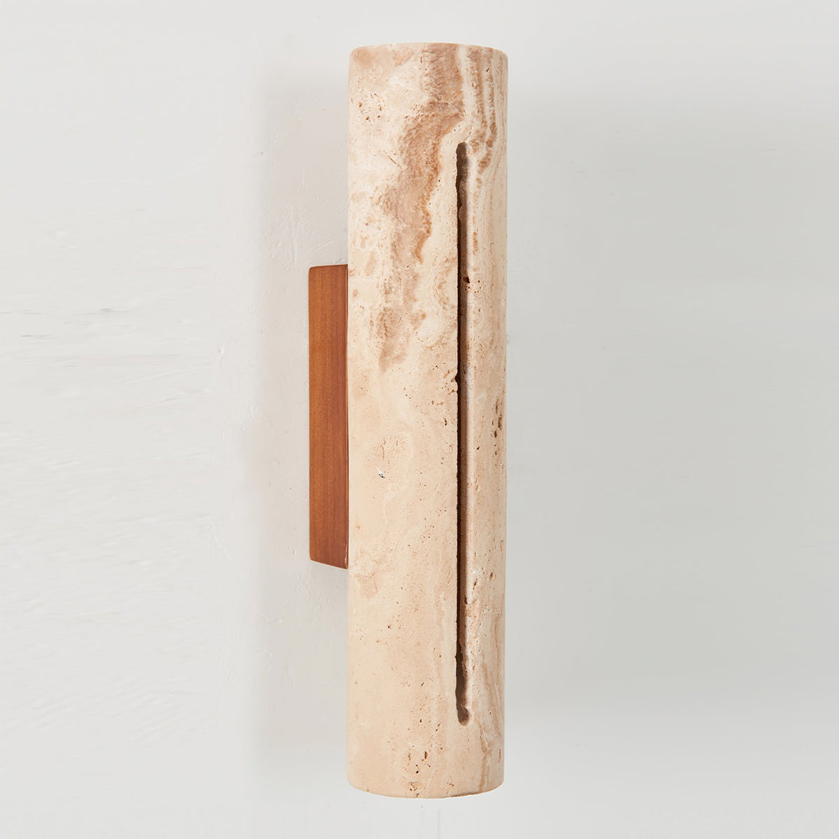 Nissa Travertine Wall Light-Neutral Decor