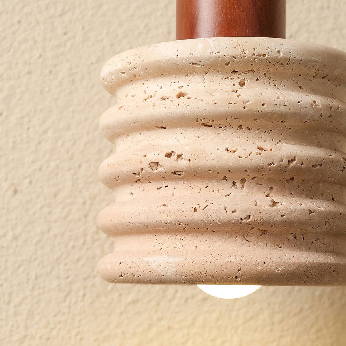 Burlat Pendant Light Travertine-Neutral Decor