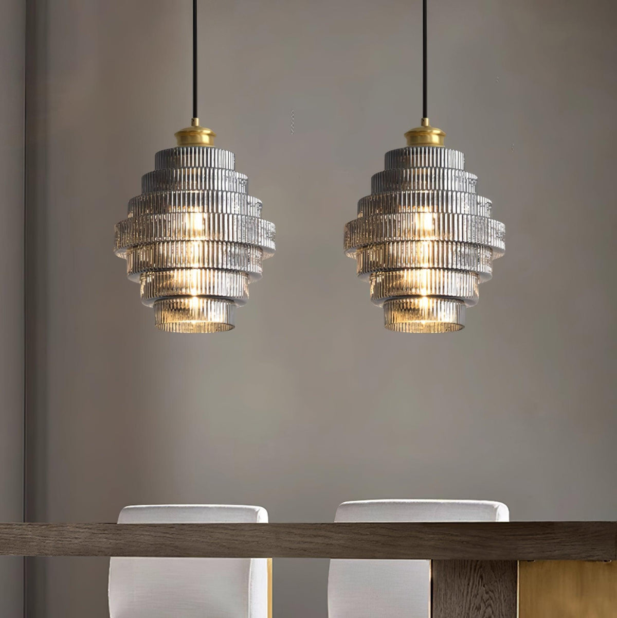 Svena Glass Pendant Lamp-Neutral Decor
