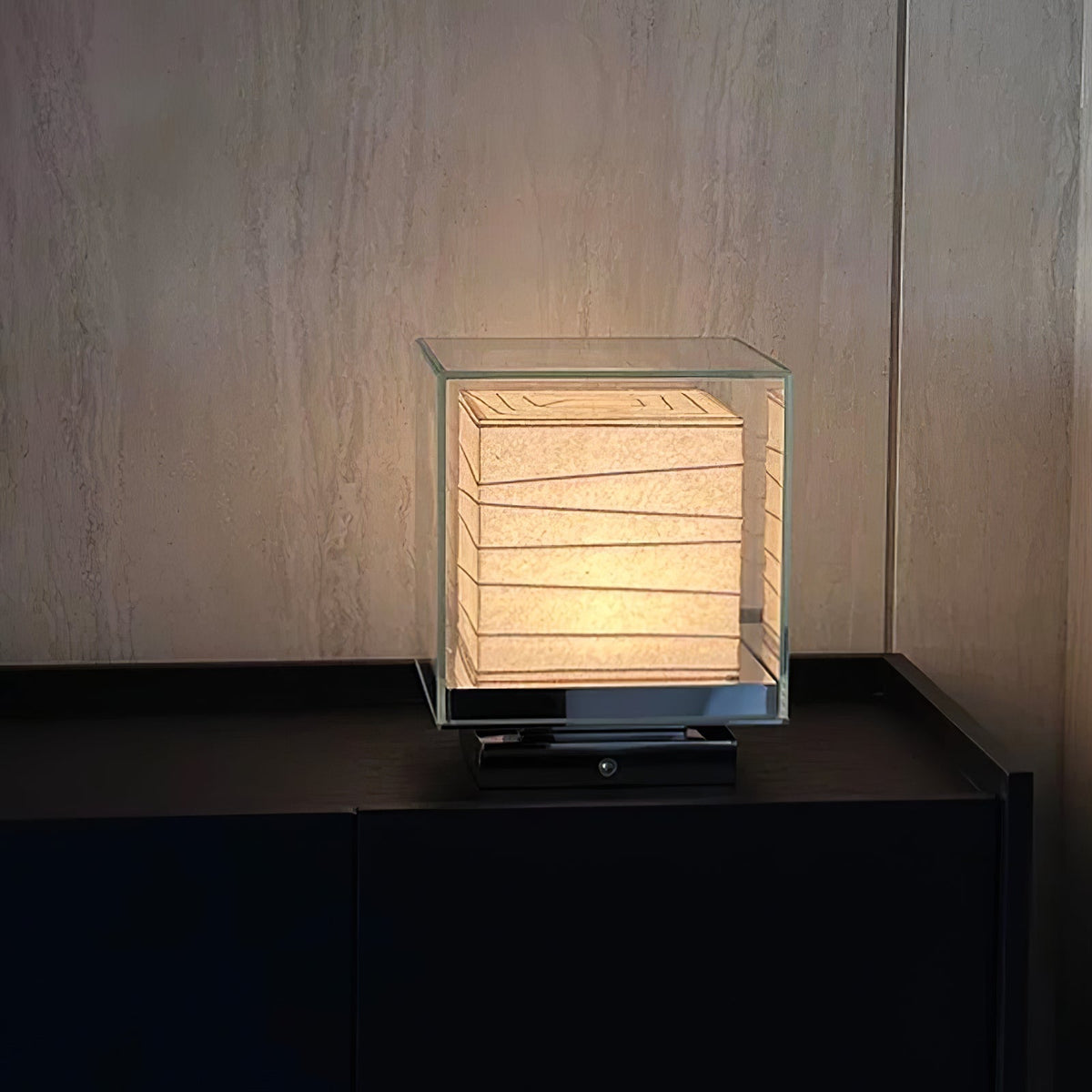 Pryn Lampe de Table Cube