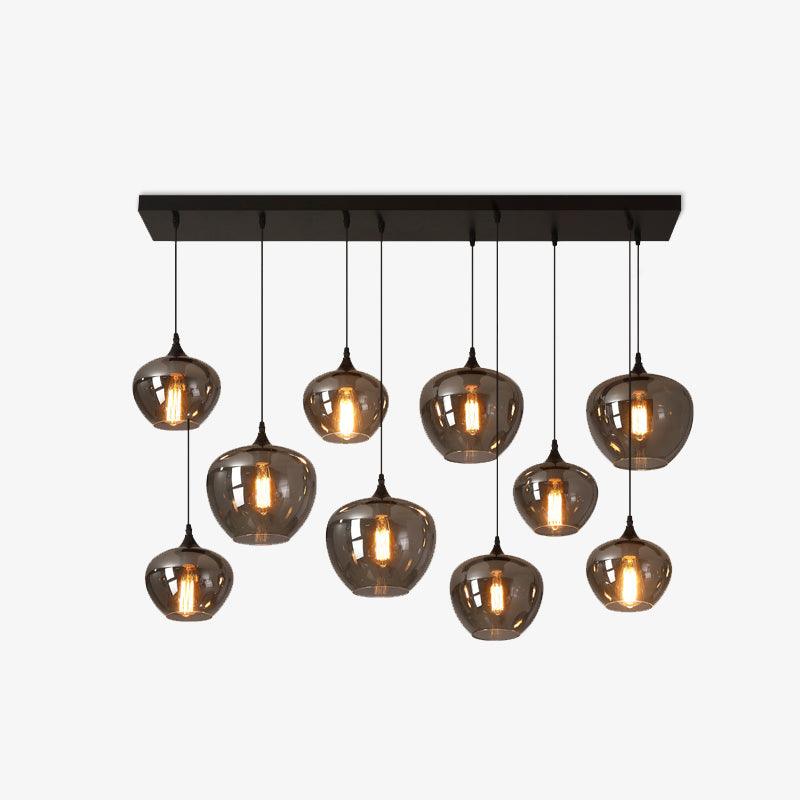 Nerel Suspension en Verre Industrielle Chic-Cielum