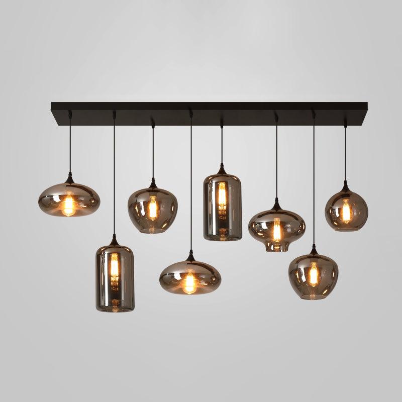 Nerel Suspension en Verre Industrielle Chic-Cielum