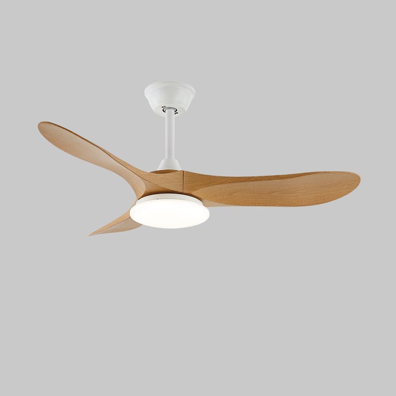 Plafonnier ventilateur moderne en bois Velix