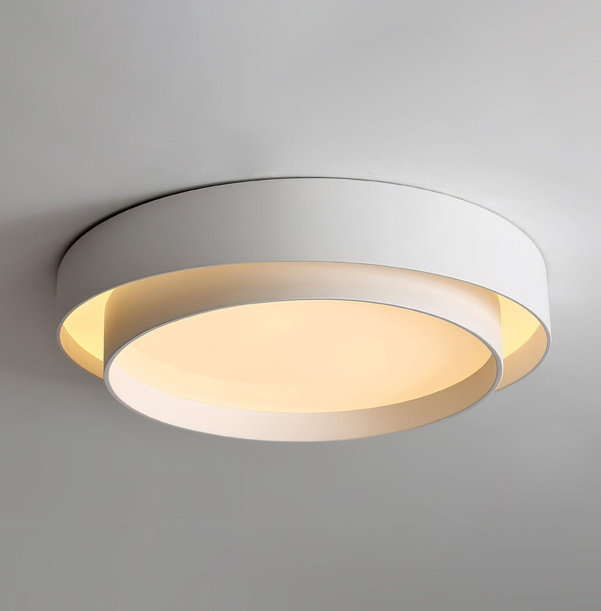 Ralem Plafonnier Double Couches Cylindre Moderne-Cielum