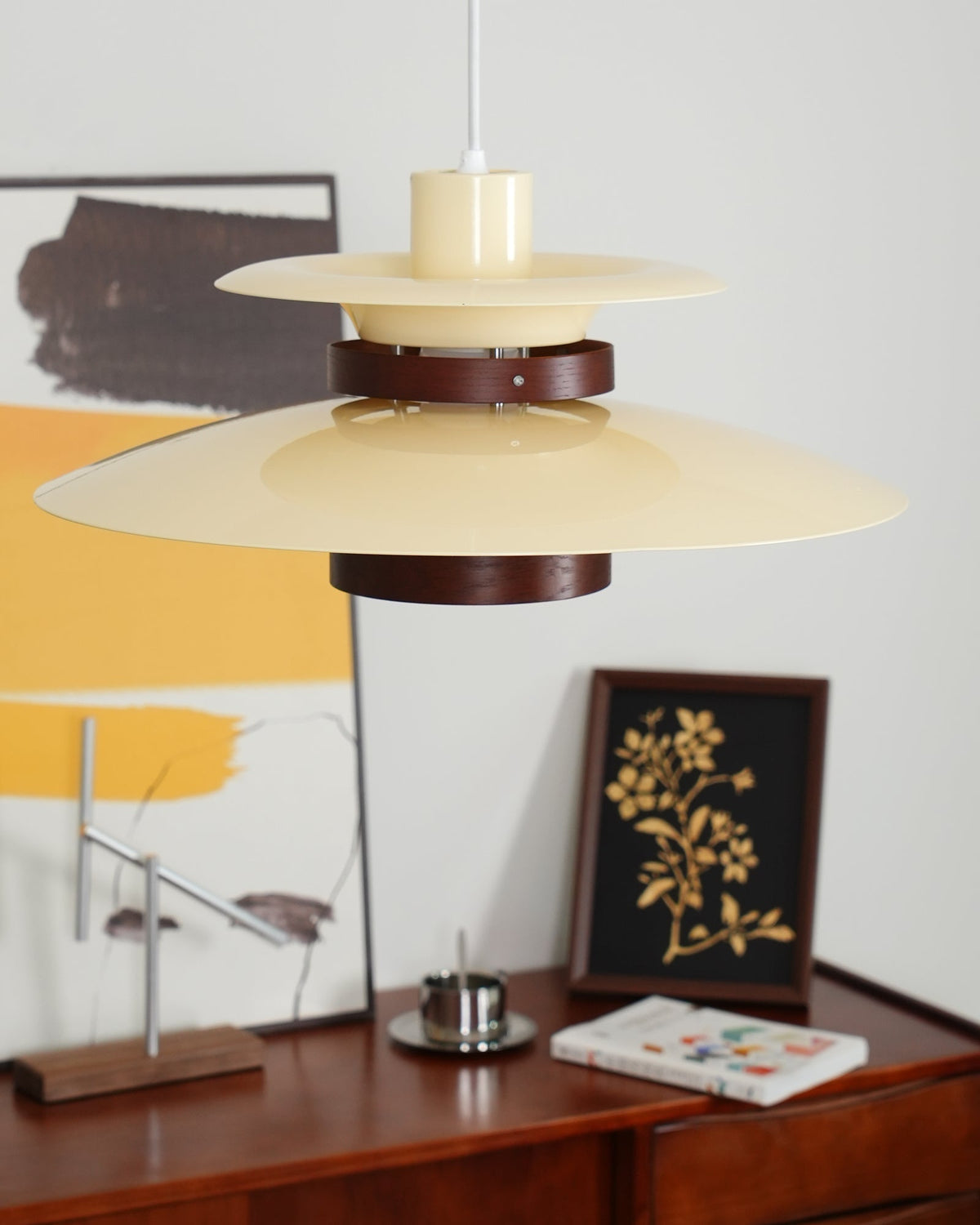 Vazen Suspension Bois Acier-Cielum