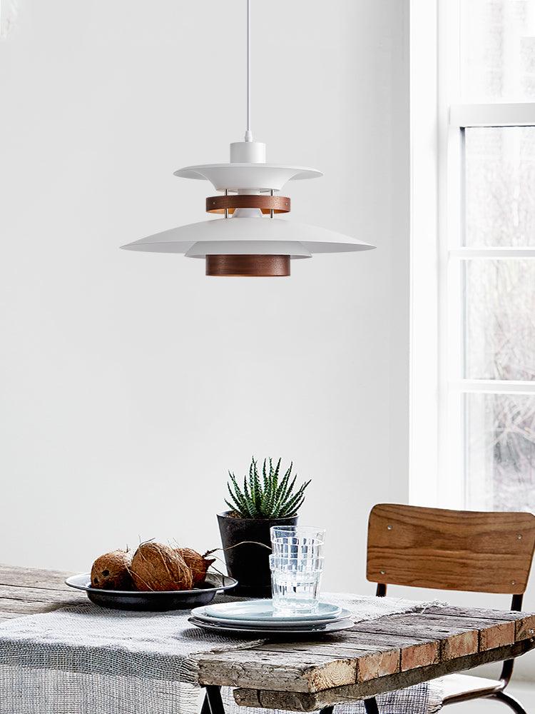 Vazen Suspension Bois Acier-Cielum