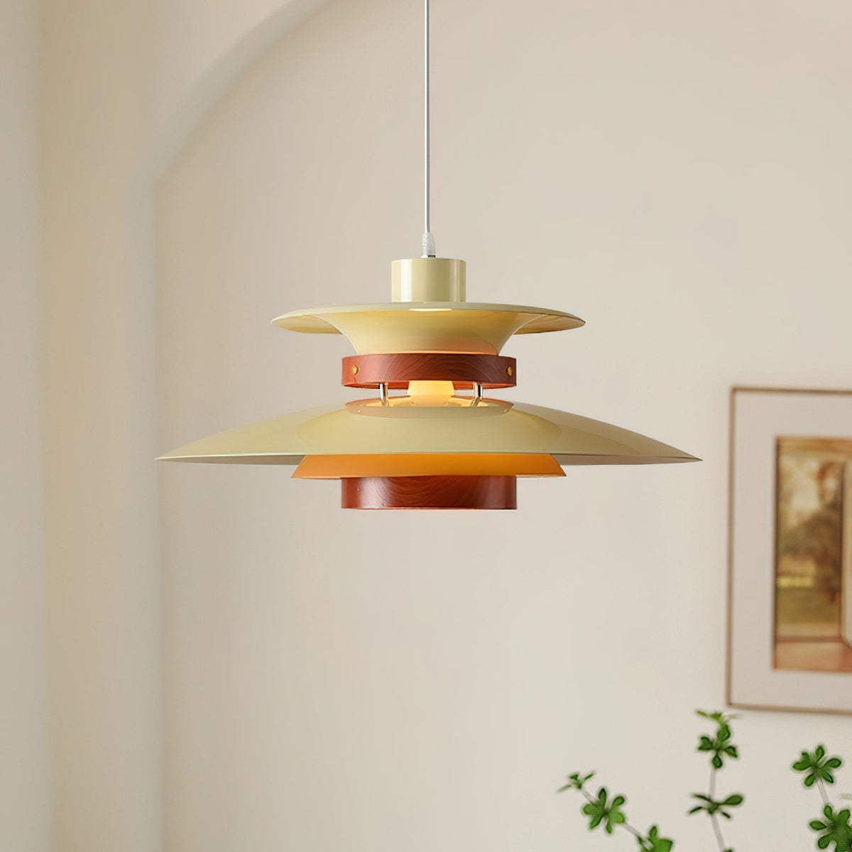 Vazen Suspension Bois Acier-Cielum