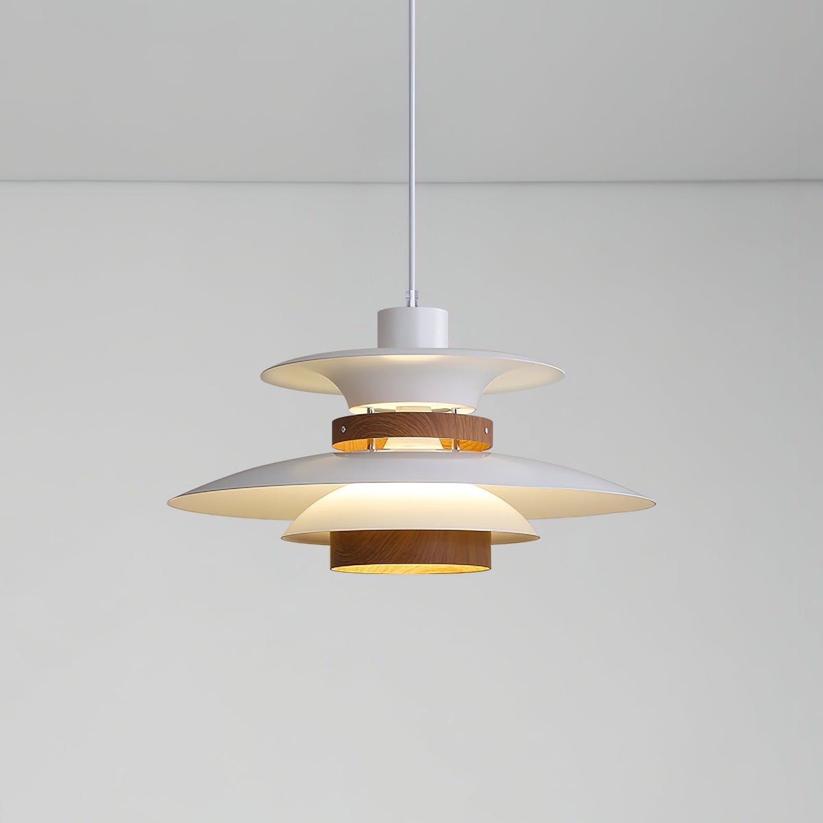 Vazen Suspension Bois Acier-Cielum