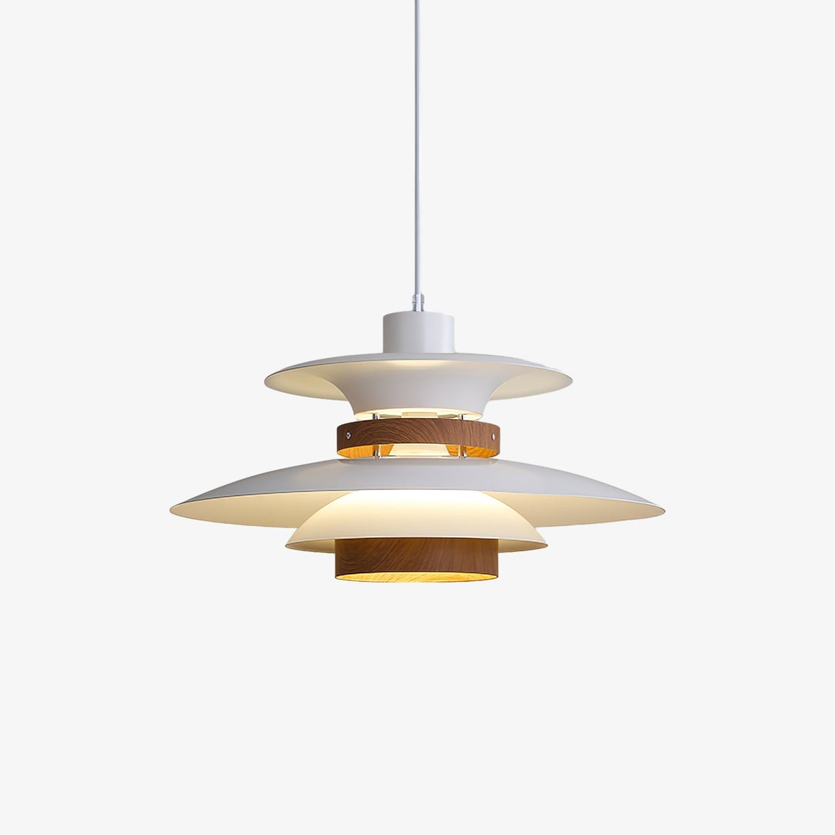 Vazen Suspension Bois Acier-Cielum
