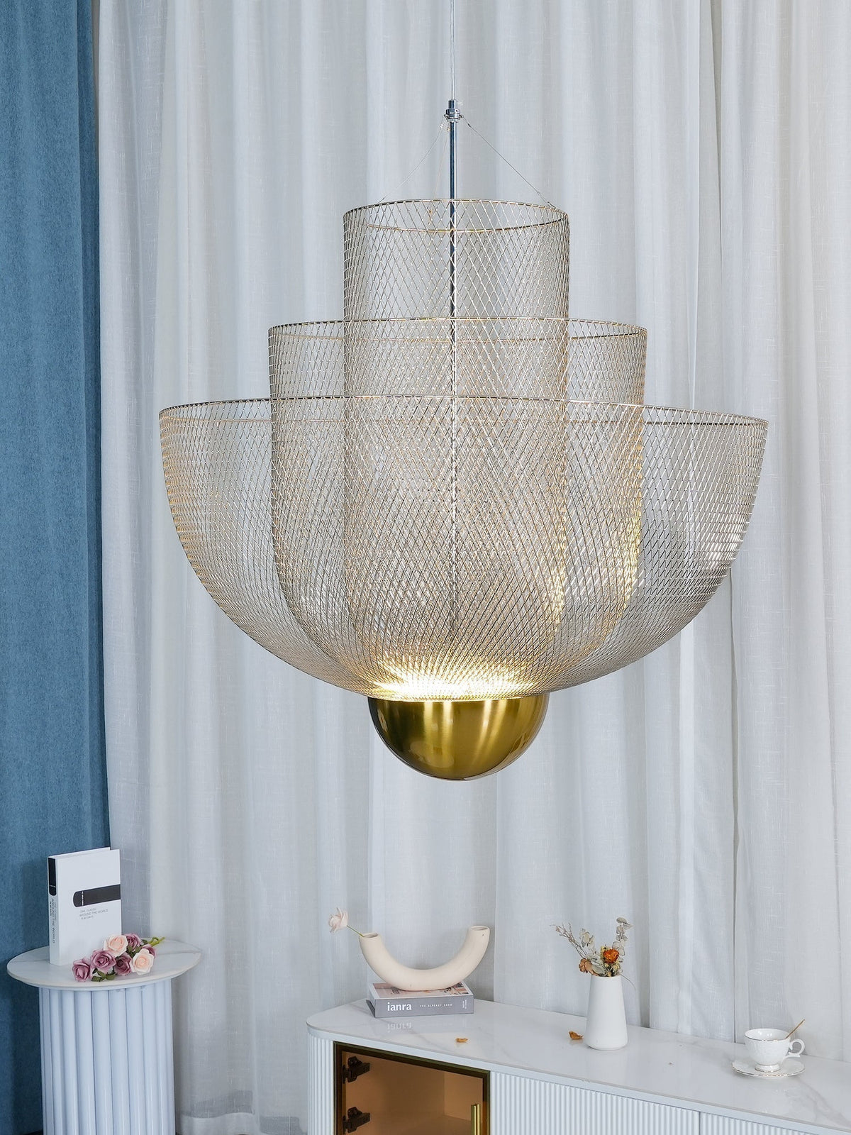 Sostel Lustre Meshmatics Suspendu Radieux-Cielum