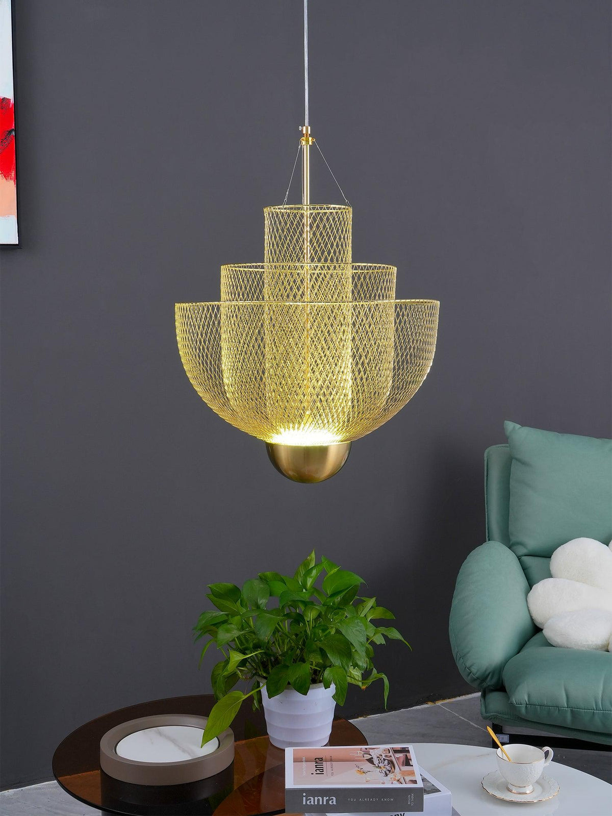 Sostel Lustre Meshmatics Suspendu Radieux-Cielum