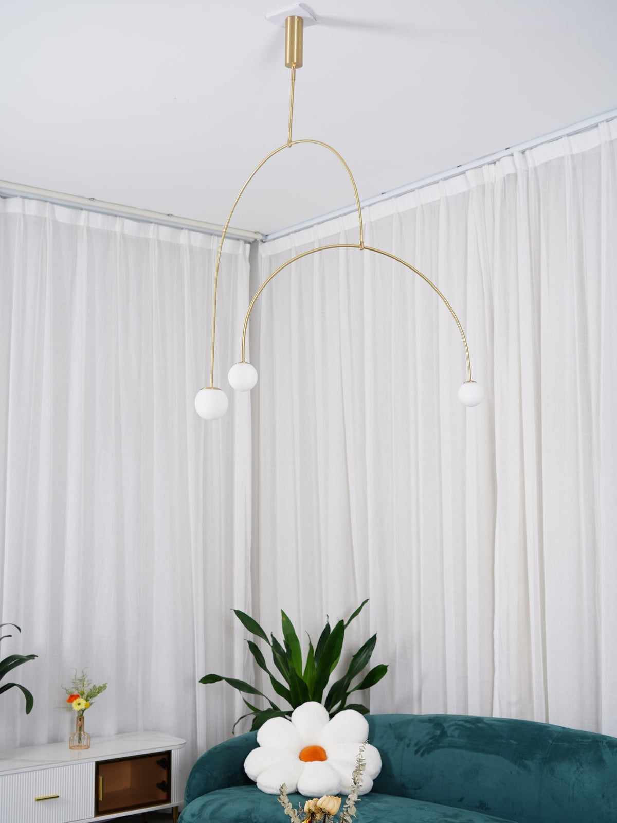 Erixy Lustre Mobile Noir Minimaliste-Cielum