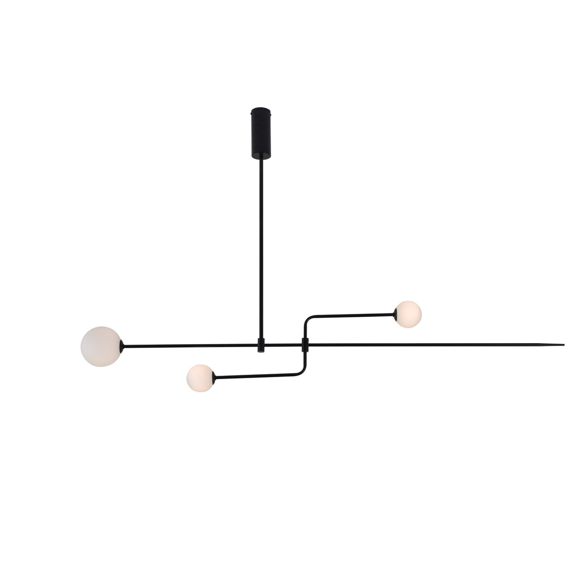 Erixy Lustre Mobile Noir Minimaliste-Cielum