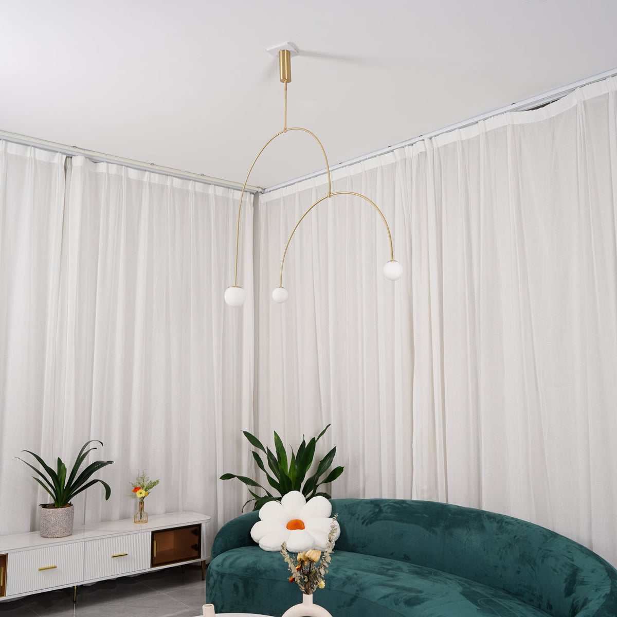 Erixy Lustre Mobile Noir Minimaliste-Cielum