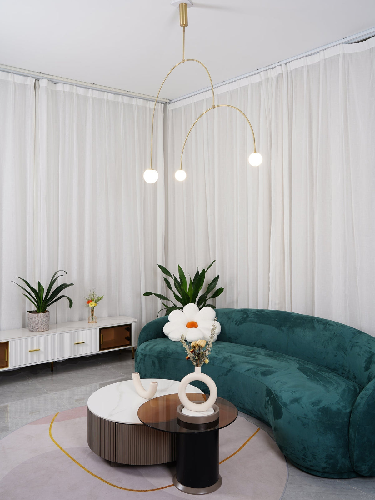 Erixy Lustre Mobile Noir Minimaliste-Cielum