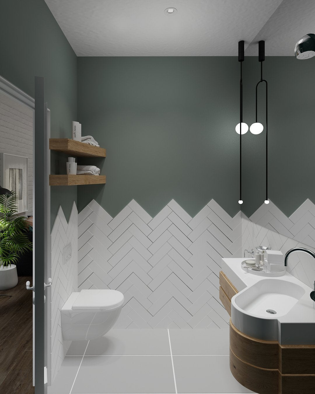 Erixy Lustre Mobile Noir Minimaliste-Cielum