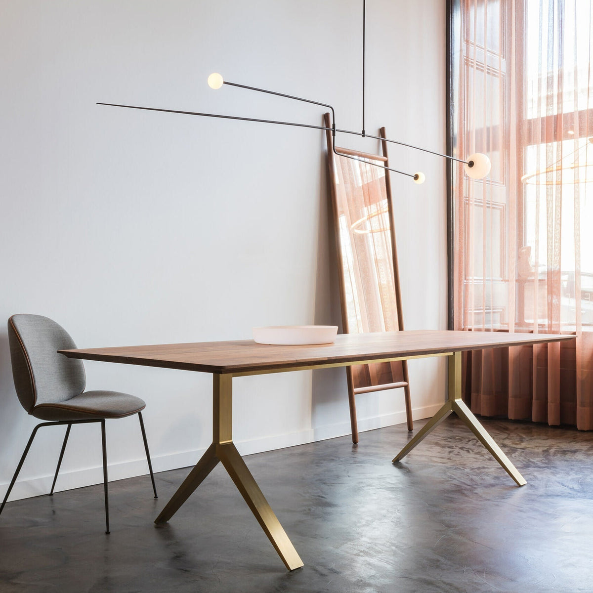 Erixy Lustre Mobile Noir Minimaliste-Cielum