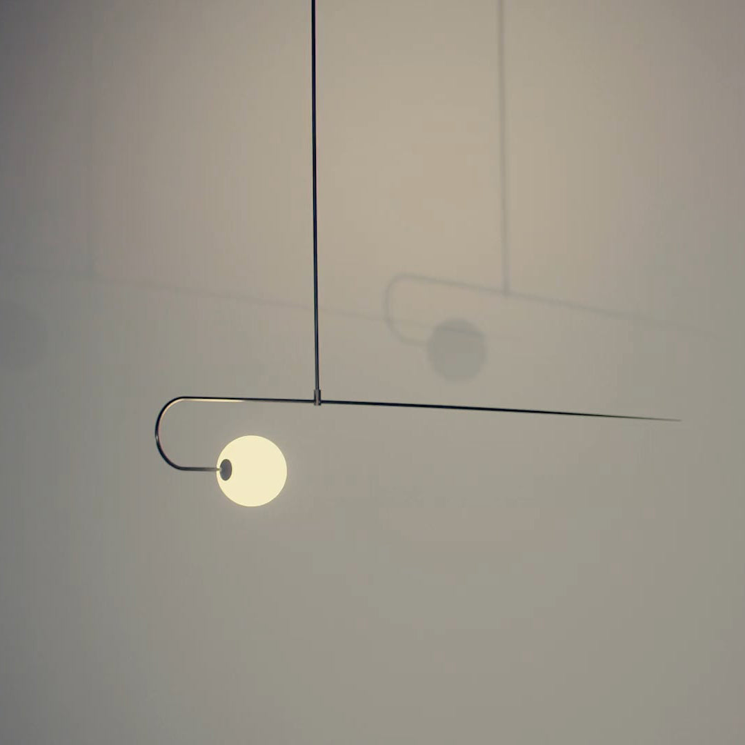 Erixy Lustre Mobile Noir Minimaliste-Cielum