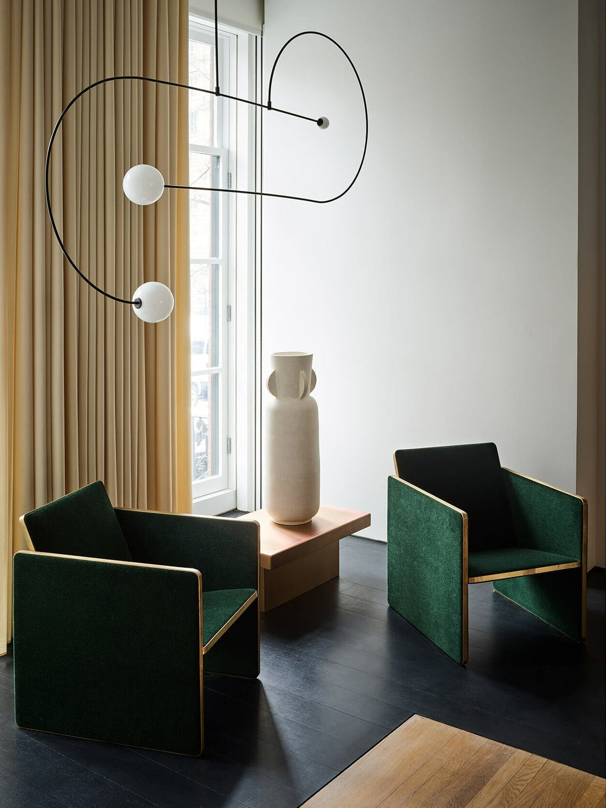 Erixy Lustre Mobile Noir Minimaliste-Cielum