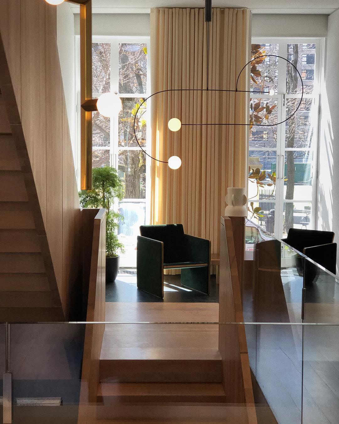 Erixy Lustre Mobile Noir Minimaliste-Cielum
