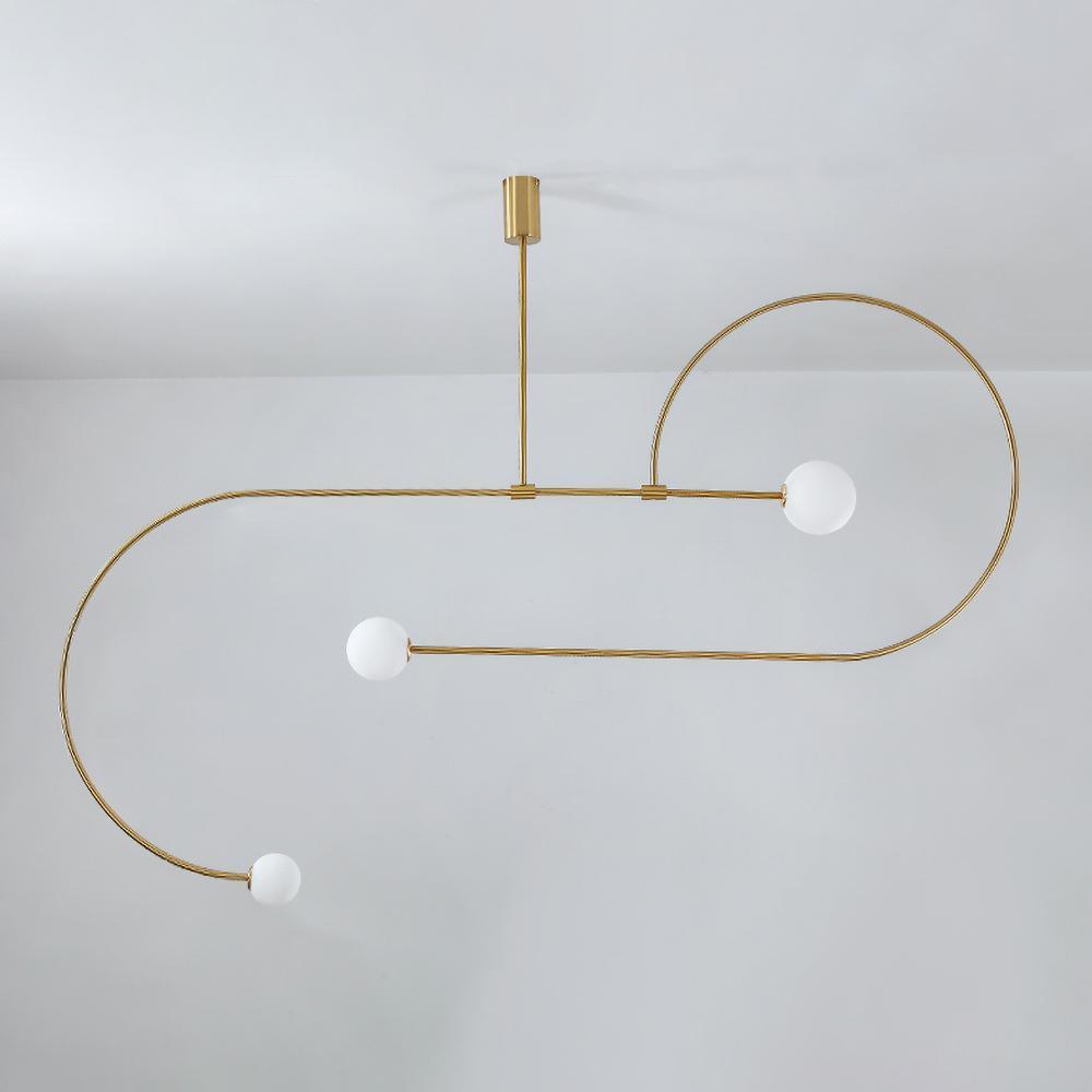 Erixy Lustre Mobile Noir Minimaliste-Cielum