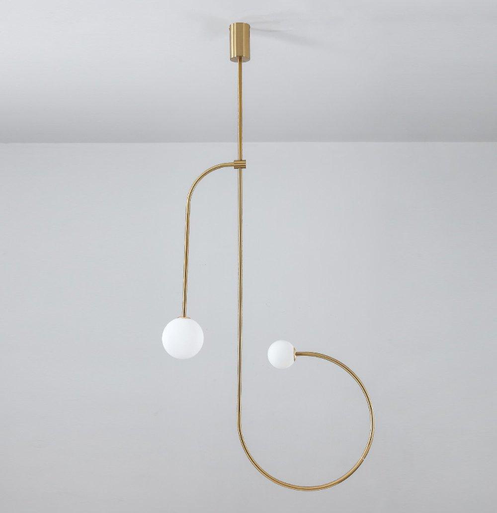 Erixy Lustre Mobile Noir Minimaliste-Cielum