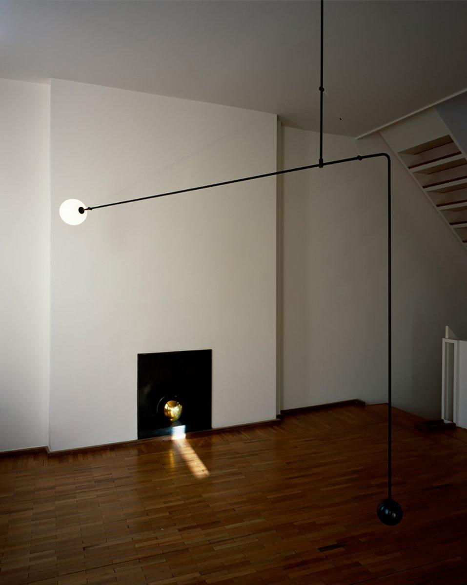 Erixy Lustre Mobile Noir Minimaliste-Cielum