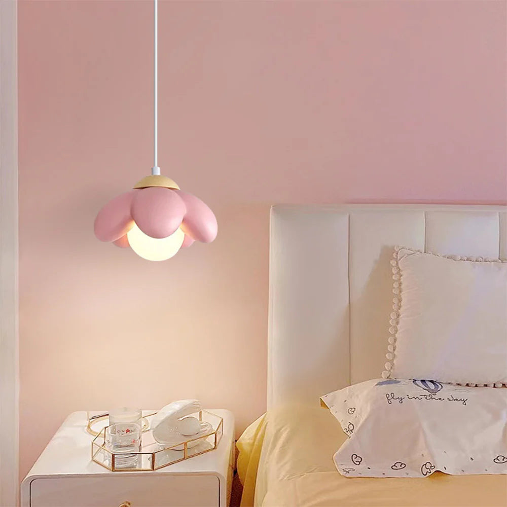 Valentina Moderne Minimaliste Fleurs LED Suspension Chambre à Coucher