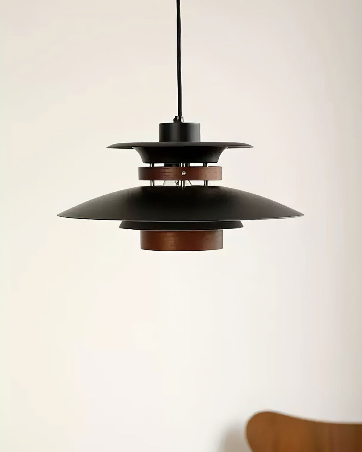 Vazen Suspension Bois Acier-Cielum