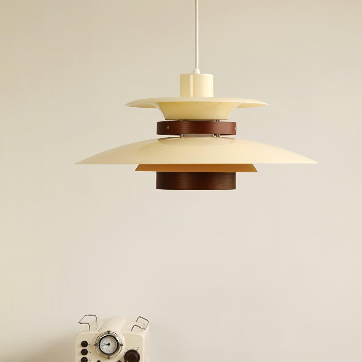 Vazen Suspension Bois Acier-Cielum