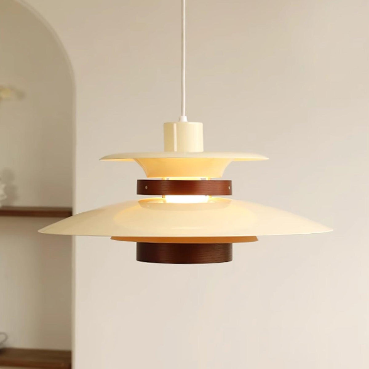 Vazen Suspension Bois Acier-Cielum