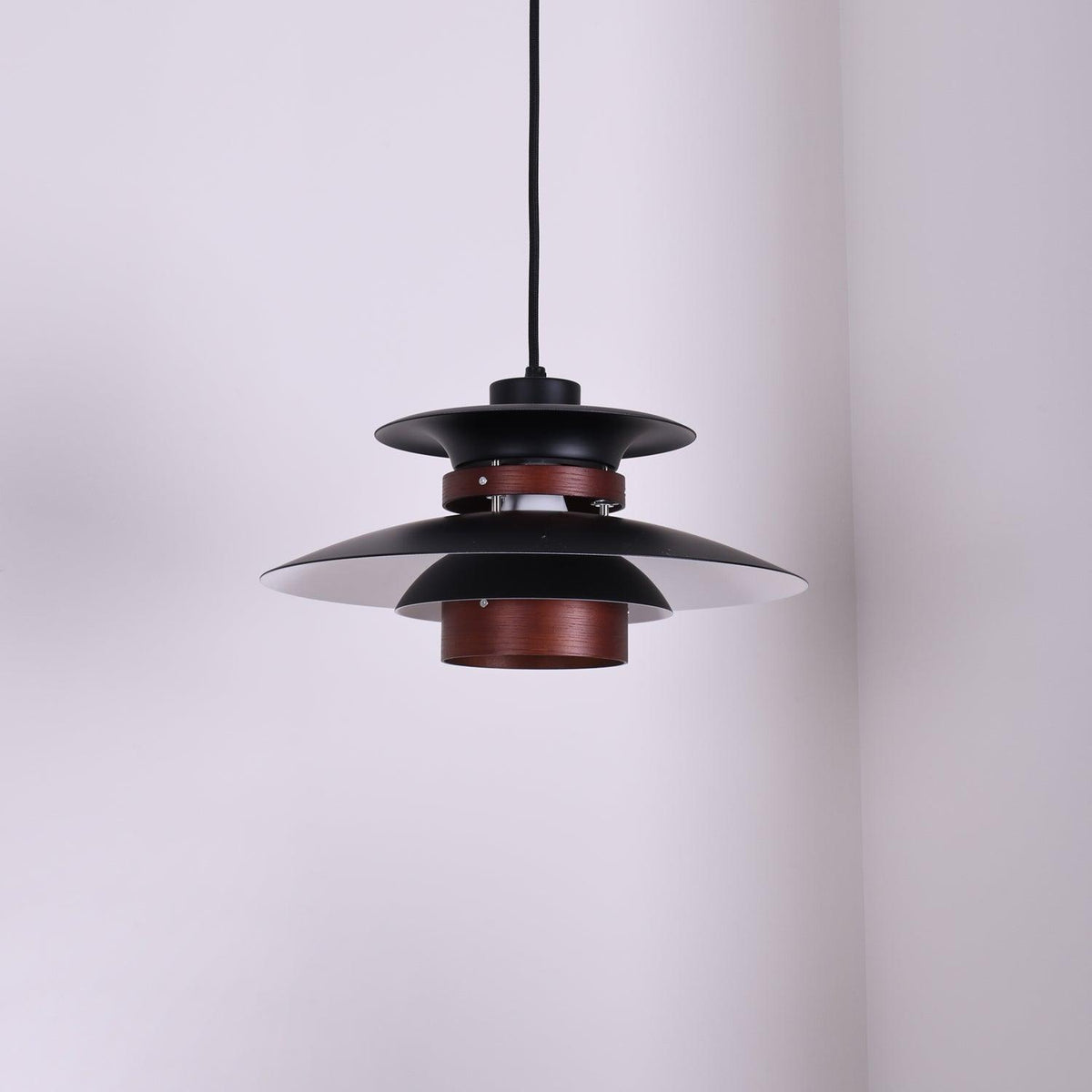 Vazen Suspension Bois Acier-Cielum