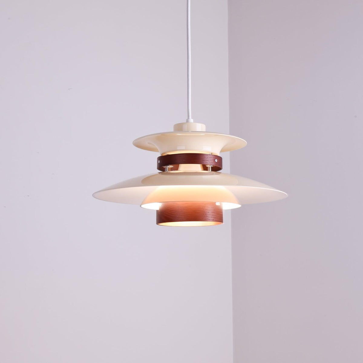 Vazen Suspension Bois Acier-Cielum