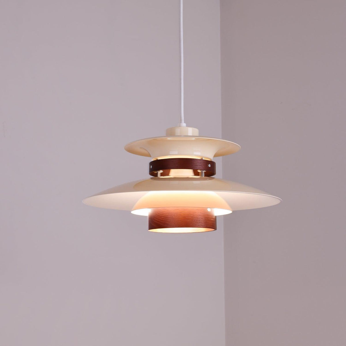 Vazen Suspension Bois Acier-Cielum