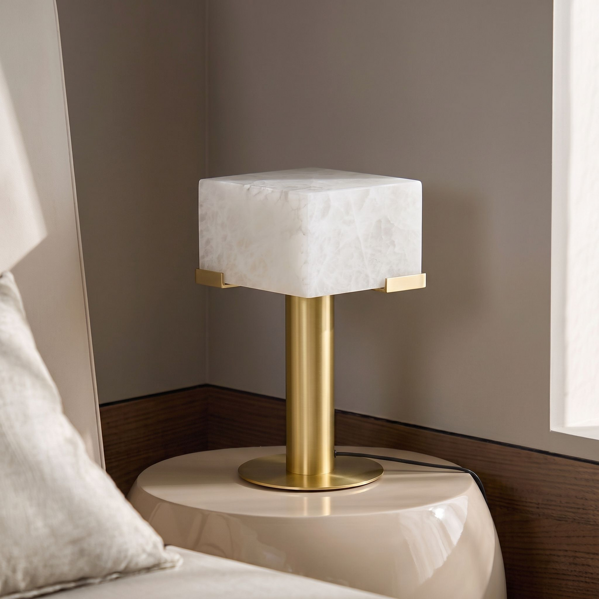 Valenstone Lampe De Table En Albâtre