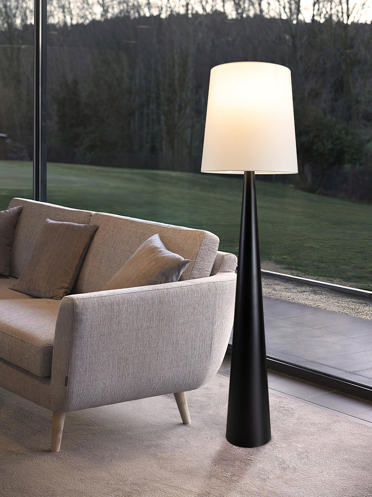 Linania Lampadaire Tissu Minimaliste