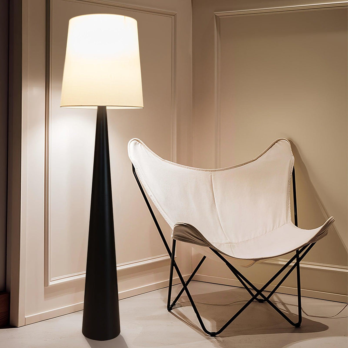Linania Lampadaire Tissu Minimaliste