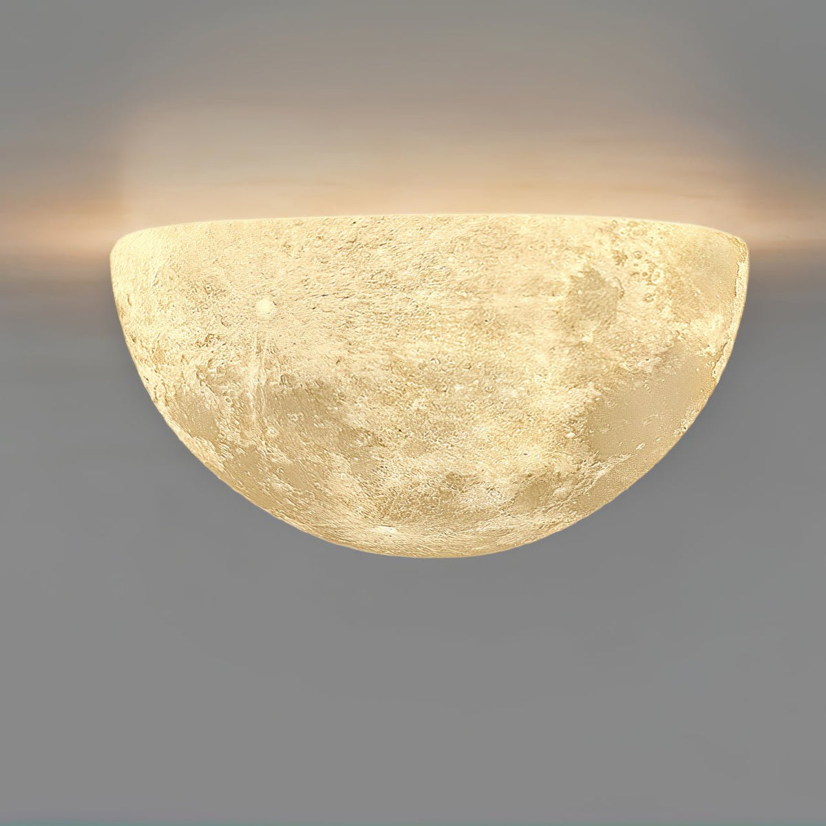 Lirixo Applique Murale 3D en Plastique Art Nordique Lune-Cielum
