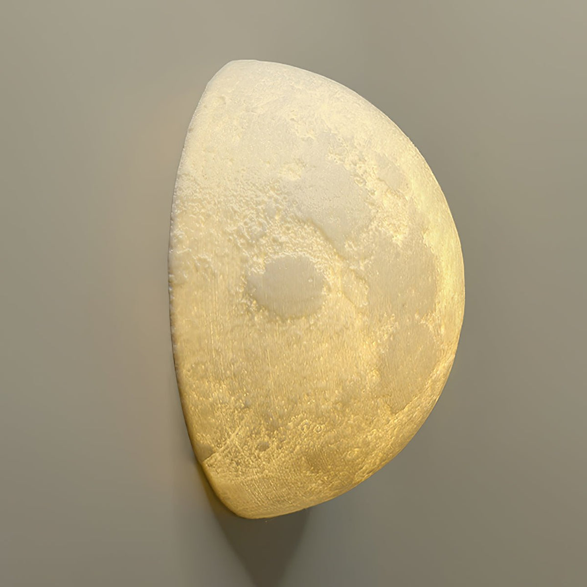 Lirixo Applique Murale 3D en Plastique Art Nordique Lune-Cielum