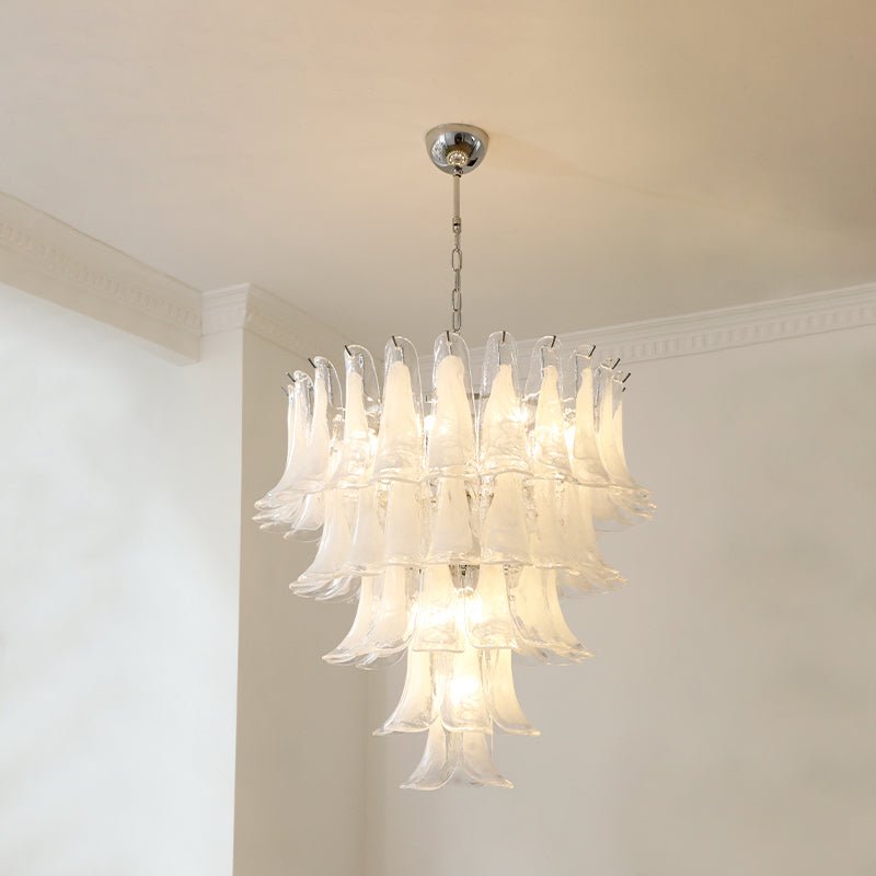 Arixon Lustre Pétales en Verre de Murano Vintage-Cielum