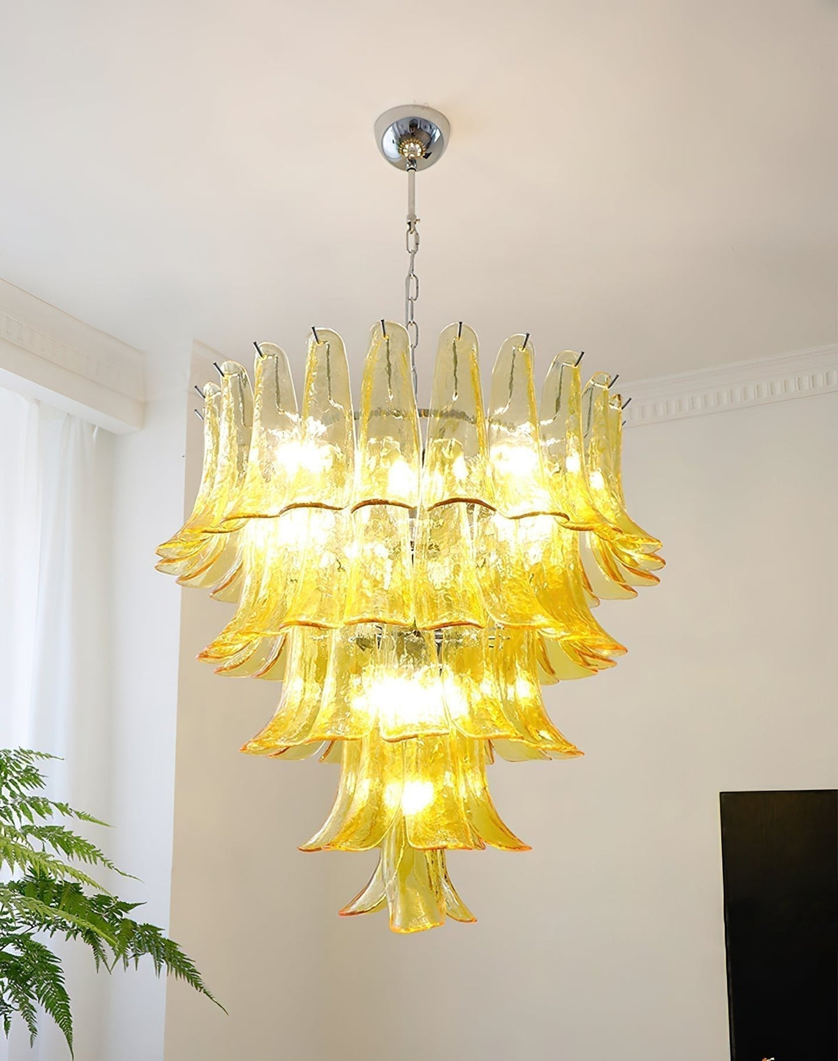 Arixon Lustre Pétales en Verre de Murano Vintage-Cielum