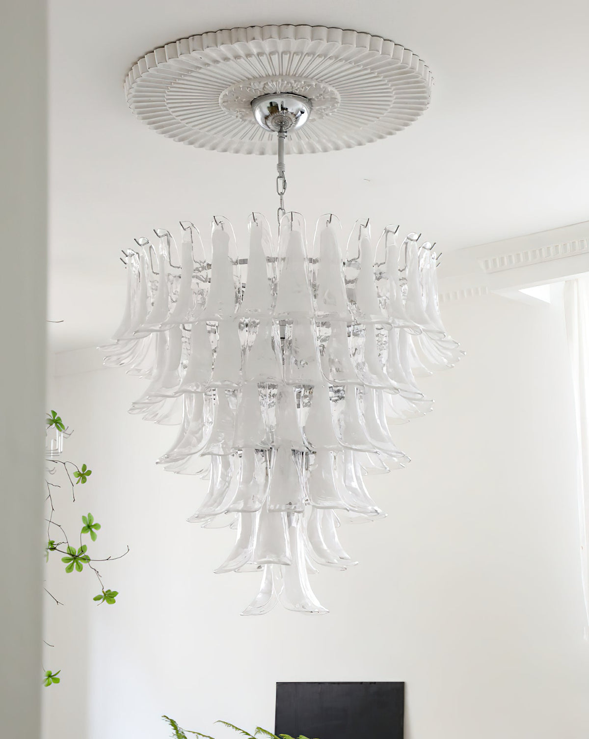 Arixon Lustre Pétales en Verre de Murano Vintage-Cielum