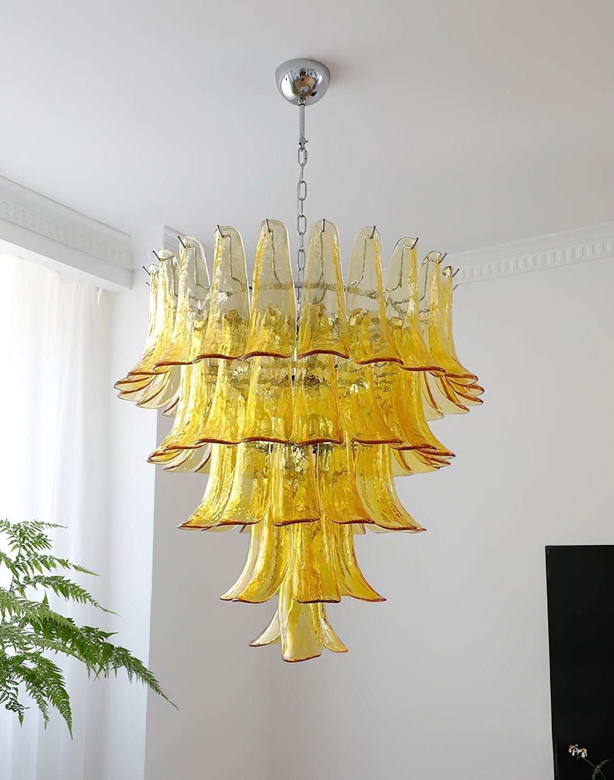Arixon Lustre Pétales en Verre de Murano Vintage-Cielum