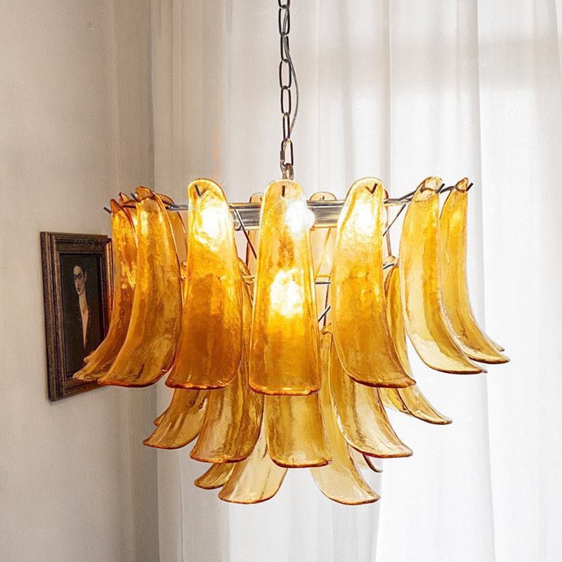 Arixon Lustre Pétales en Verre de Murano Vintage-Cielum